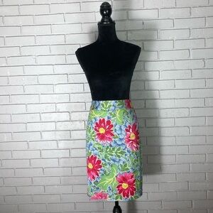 Talbots‎ Women’s Petite Floral Pencil Skirt